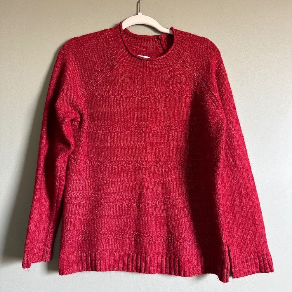 Croft & Barrow med sweater red